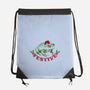 Festive Frog-None-Drawstring-Bag-worlddominationforcats