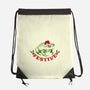 Festive Frog-None-Drawstring-Bag-worlddominationforcats
