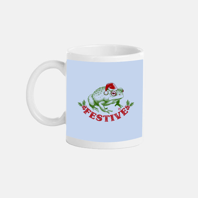 Festive Frog-None-Mug-Drinkware-worlddominationforcats