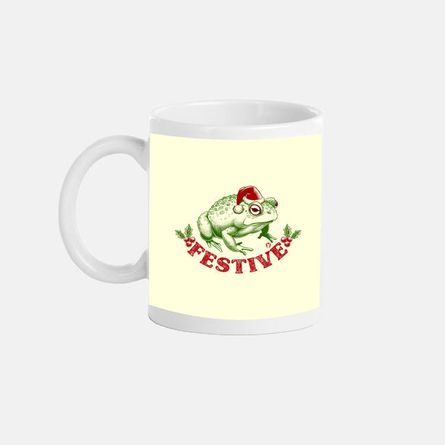 Festive Frog-None-Mug-Drinkware-worlddominationforcats