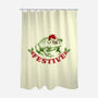 Festive Frog-None-Polyester-Shower Curtain-worlddominationforcats