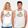 Festive Frog-Unisex-Basic-Tank-worlddominationforcats