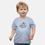 Festive Frog-Baby-Basic-Tee-worlddominationforcats