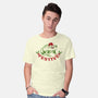 Festive Frog-Mens-Basic-Tee-worlddominationforcats