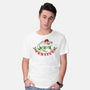 Festive Frog-Mens-Basic-Tee-worlddominationforcats