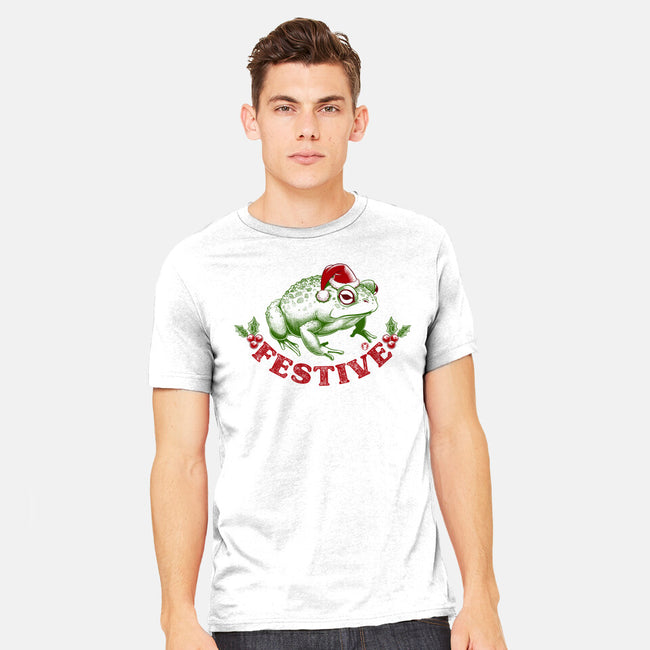 Festive Frog-Mens-Heavyweight-Tee-worlddominationforcats