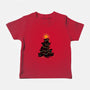 Meowy Christmas Tree-Baby-Basic-Tee-worlddominationforcats