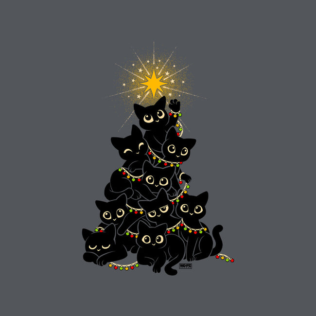 Meowy Christmas Tree-None-Drawstring-Bag-worlddominationforcats