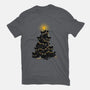 Meowy Christmas Tree-Womens-Basic-Tee-worlddominationforcats