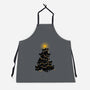 Meowy Christmas Tree-Unisex-Kitchen-Apron-worlddominationforcats