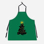 Meowy Christmas Tree-Unisex-Kitchen-Apron-worlddominationforcats