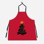 Meowy Christmas Tree-Unisex-Kitchen-Apron-worlddominationforcats