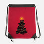 Meowy Christmas Tree-None-Drawstring-Bag-worlddominationforcats