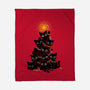 Meowy Christmas Tree-None-Fleece-Blanket-worlddominationforcats
