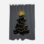 Meowy Christmas Tree-None-Polyester-Shower Curtain-worlddominationforcats