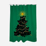 Meowy Christmas Tree-None-Polyester-Shower Curtain-worlddominationforcats
