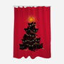 Meowy Christmas Tree-None-Polyester-Shower Curtain-worlddominationforcats