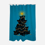 Meowy Christmas Tree-None-Polyester-Shower Curtain-worlddominationforcats