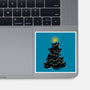 Meowy Christmas Tree-None-Glossy-Sticker-worlddominationforcats