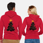 Meowy Christmas Tree-Unisex-Zip-Up-Sweatshirt-worlddominationforcats