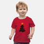 Meowy Christmas Tree-Baby-Basic-Tee-worlddominationforcats