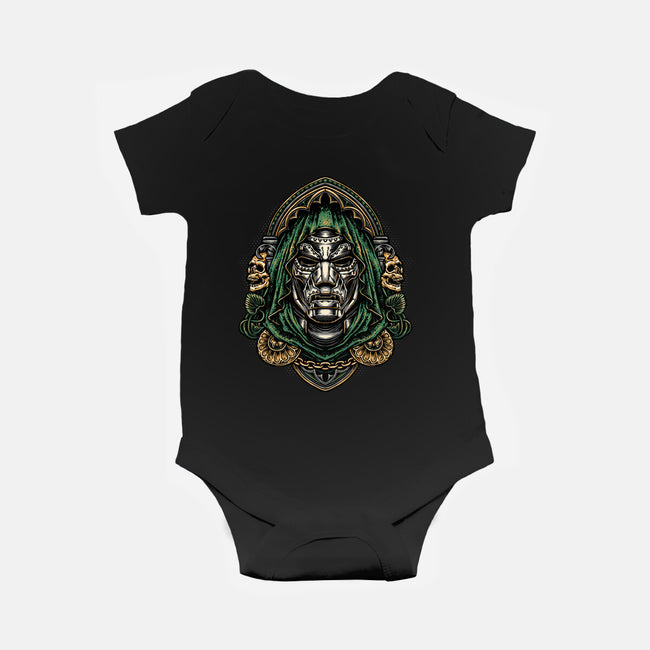 The Inevitable Doomsday-Baby-Basic-Onesie-glitchygorilla