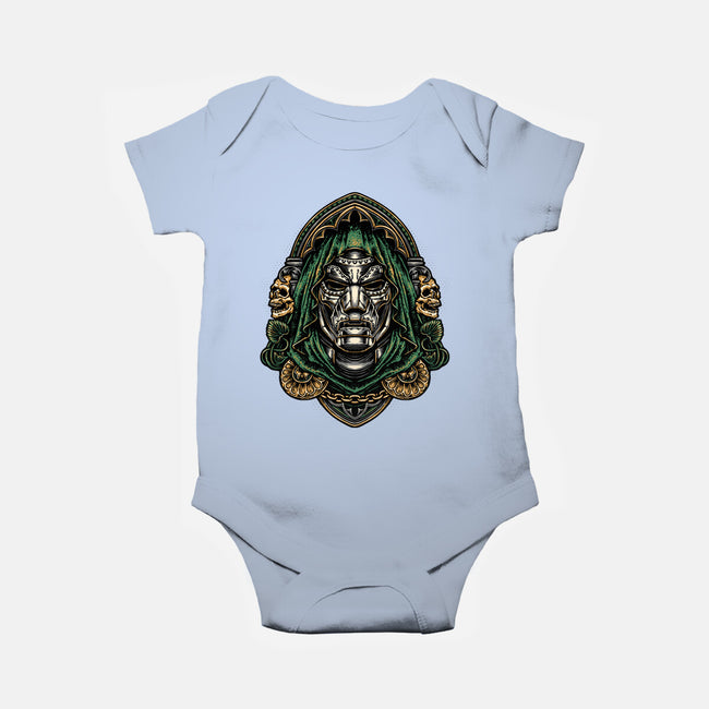 The Inevitable Doomsday-Baby-Basic-Onesie-glitchygorilla