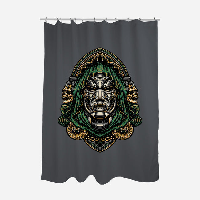 The Inevitable Doomsday-None-Polyester-Shower Curtain-glitchygorilla