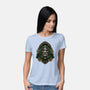 The Inevitable Doomsday-Womens-Basic-Tee-glitchygorilla