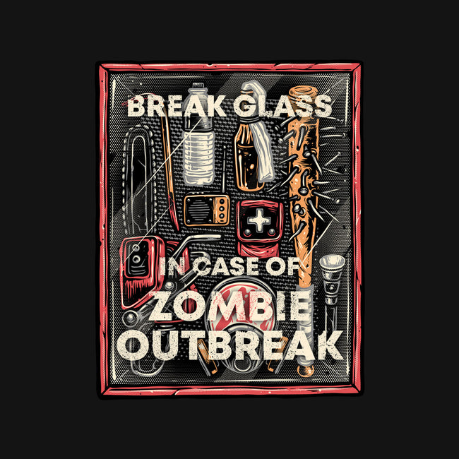 In Case Of Zombie Outbreak-None-Matte-Poster-glitchygorilla