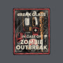 In Case Of Zombie Outbreak-None-Polyester-Shower Curtain-glitchygorilla
