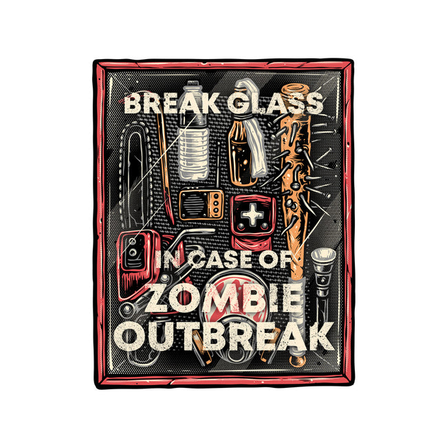 In Case Of Zombie Outbreak-Womens-Racerback-Tank-glitchygorilla