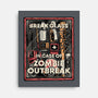 In Case Of Zombie Outbreak-None-Stretched-Canvas-glitchygorilla