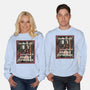 In Case Of Zombie Outbreak-Unisex-Crew Neck-Sweatshirt-glitchygorilla