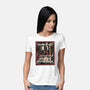 In Case Of Zombie Outbreak-Womens-Basic-Tee-glitchygorilla
