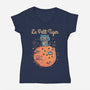 Le Petit Tiger-Womens-V-Neck-Tee-Arigatees
