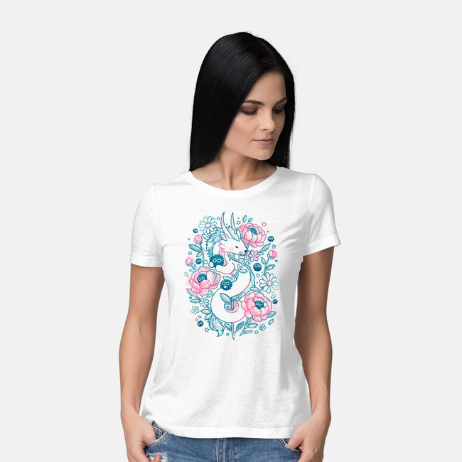 Blossom Spirit-Womens-Basic-Tee-Arigatees