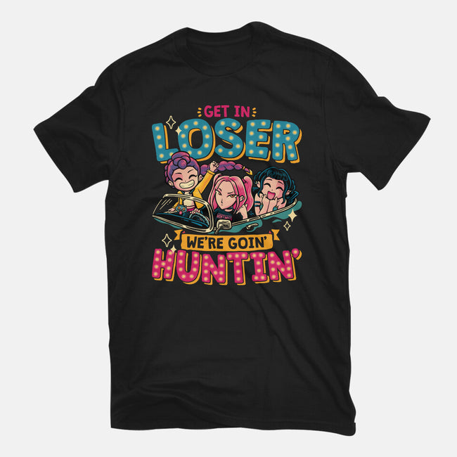Mean Hunters-Womens-Fitted-Tee-teesgeex
