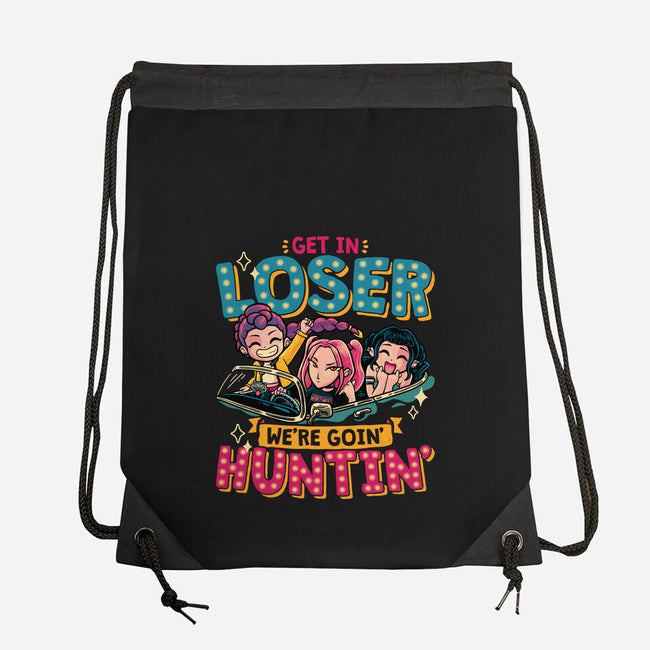 Mean Hunters-None-Drawstring-Bag-teesgeex