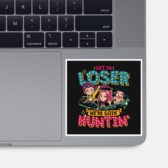Mean Hunters-None-Glossy-Sticker-teesgeex