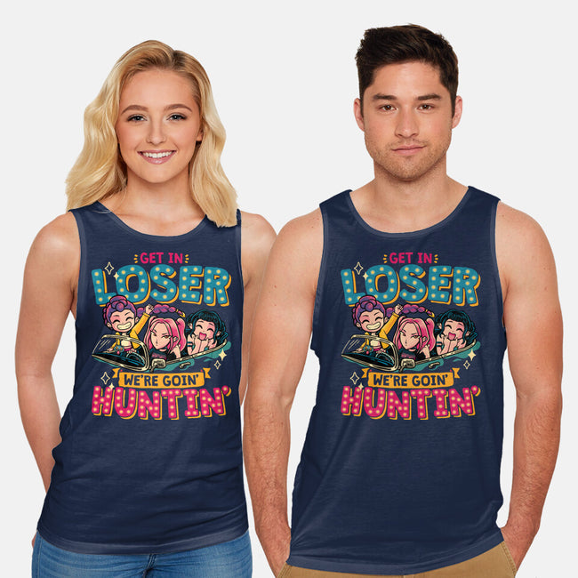 Mean Hunters-Unisex-Basic-Tank-teesgeex