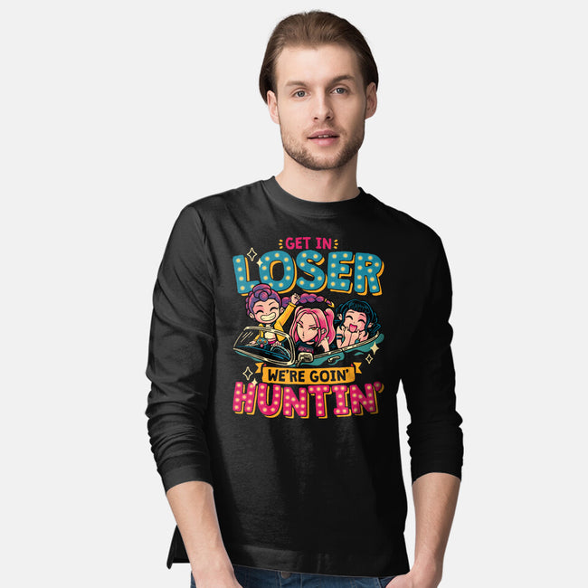 Mean Hunters-Mens-Long Sleeved-Tee-teesgeex