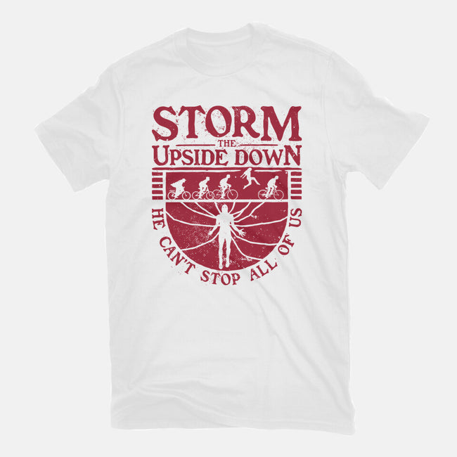 Storm The Upside Down-Unisex-Basic-Tee-teesgeex