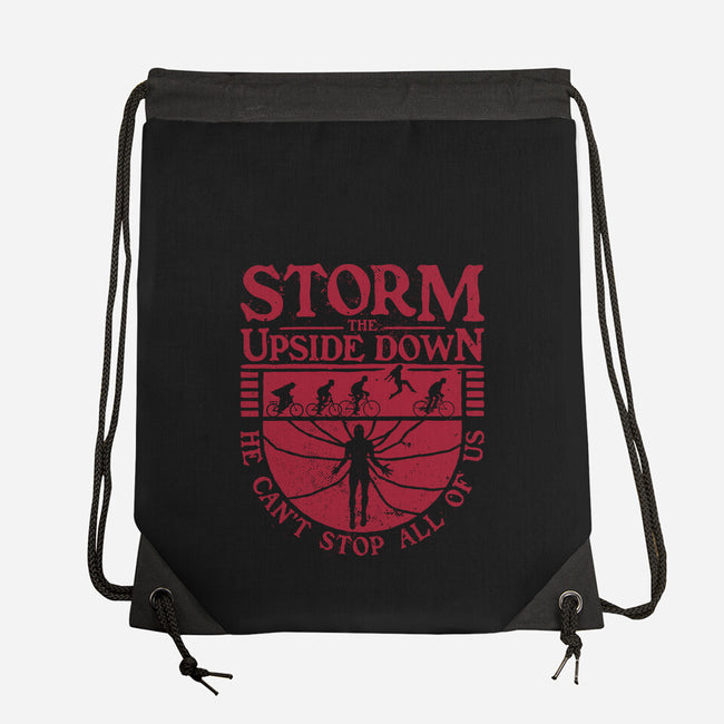 Storm The Upside Down-None-Drawstring-Bag-teesgeex