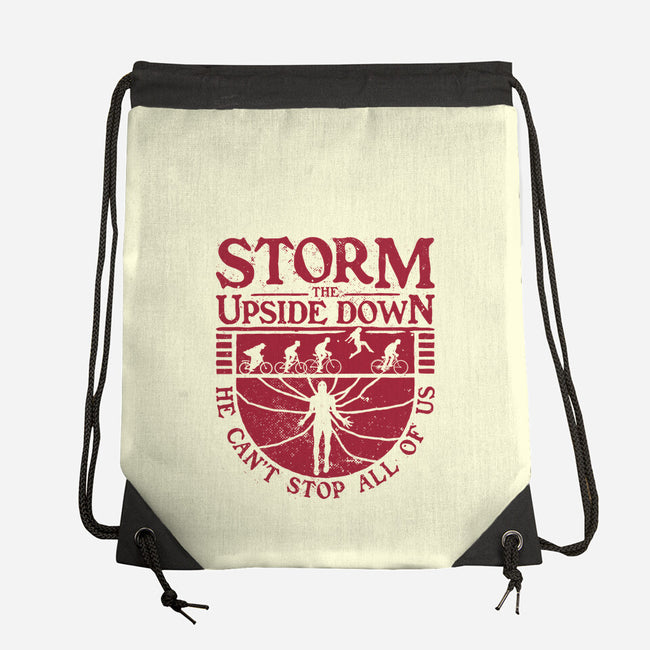 Storm The Upside Down-None-Drawstring-Bag-teesgeex