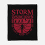 Storm The Upside Down-None-Fleece-Blanket-teesgeex