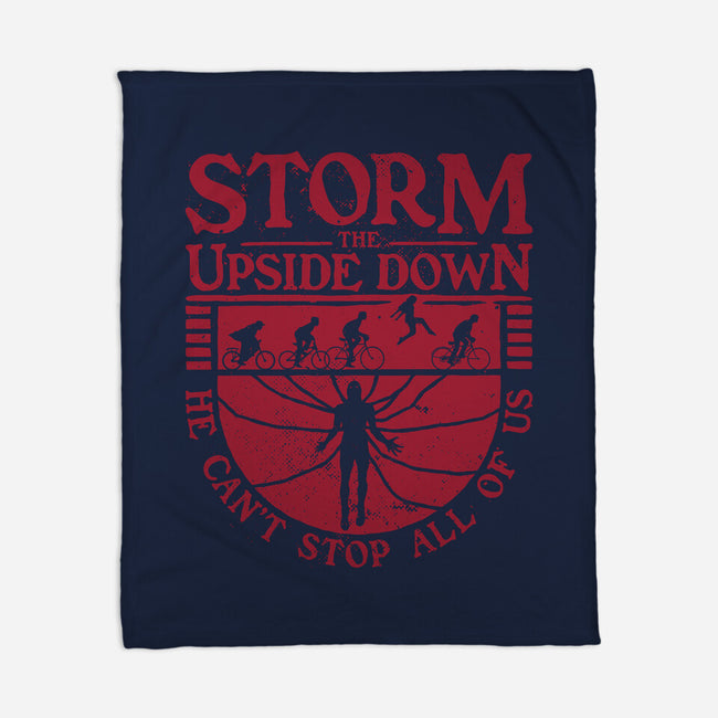 Storm The Upside Down-None-Fleece-Blanket-teesgeex