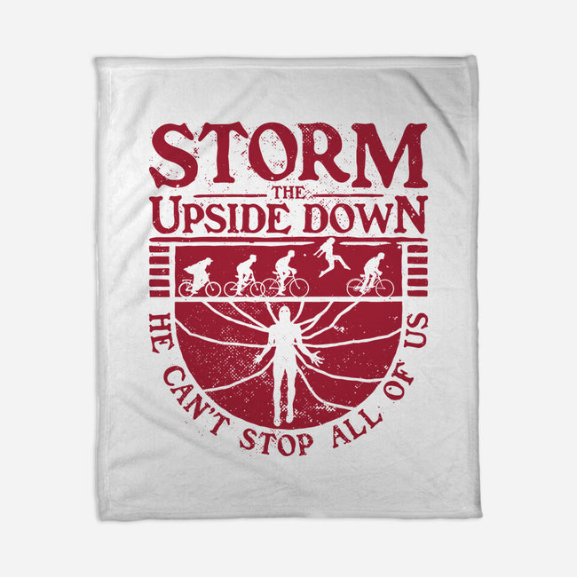 Storm The Upside Down-None-Fleece-Blanket-teesgeex