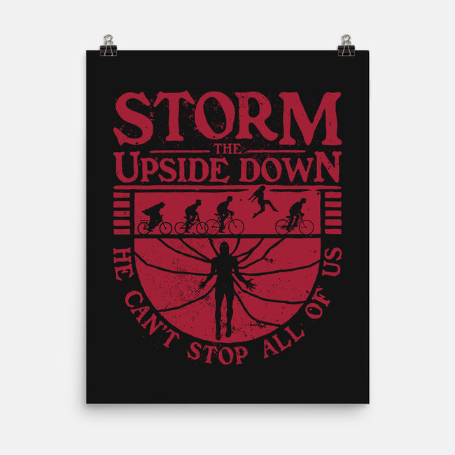 Storm The Upside Down-None-Matte-Poster-teesgeex