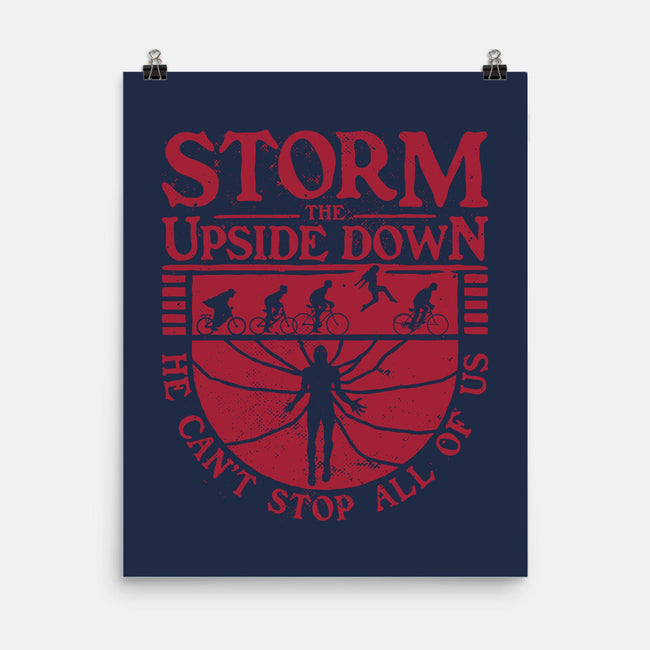 Storm The Upside Down-None-Matte-Poster-teesgeex